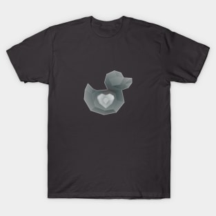 Duckstream 2021, White Heart T-Shirt